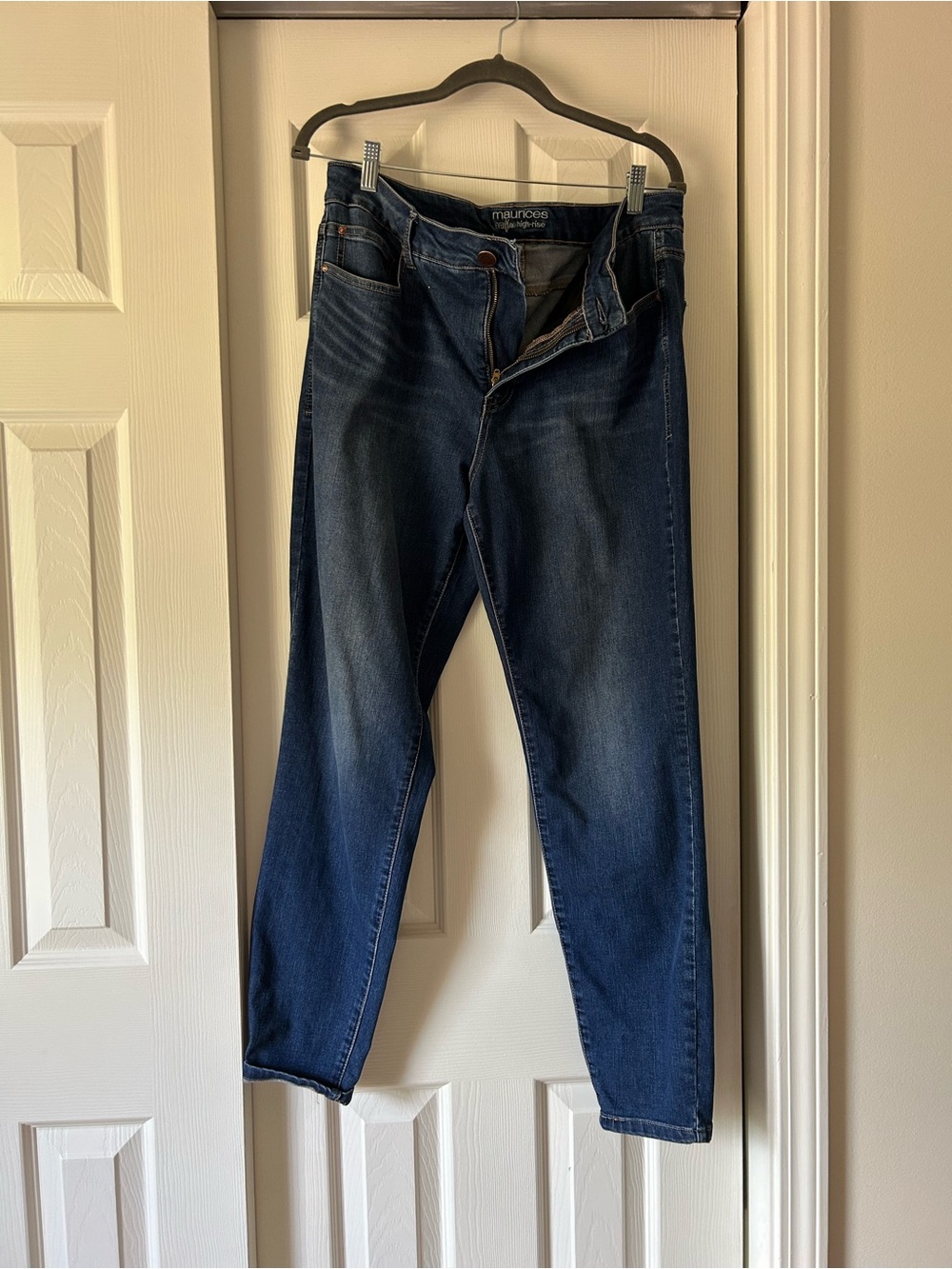Maurices Women’s Dark Blue Straight Fit Jeans